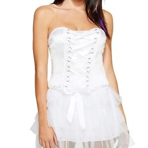 Spirit Halloween Front Lace-Up Corset with removable shoulder straps